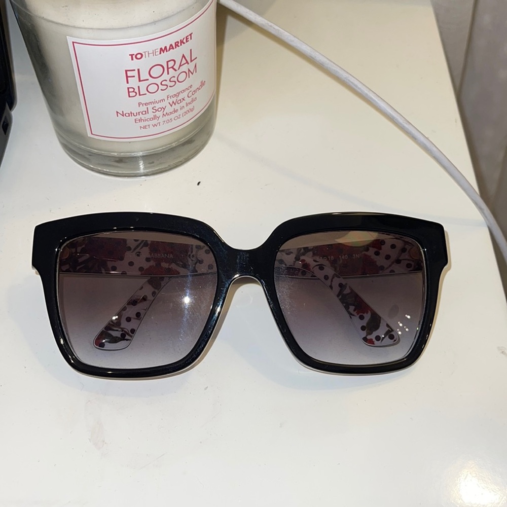Black Dolce and Gabbana sunglasses